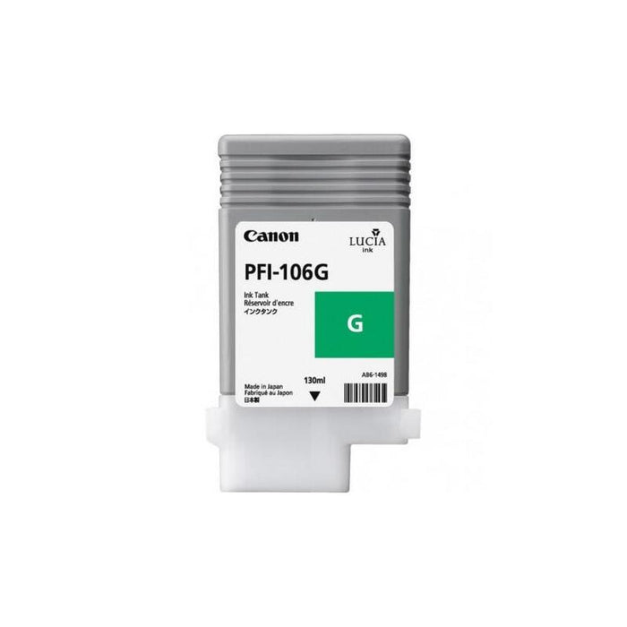 Original Cartucho De Tinta Verde Canon Pfi-106 Ipf6300/6400/6450   130ml