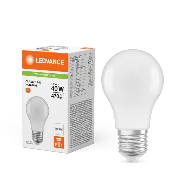 Osram Cla40 4.9w 840 Fr E27 P Led Lampe 470 Lm 4000k E27