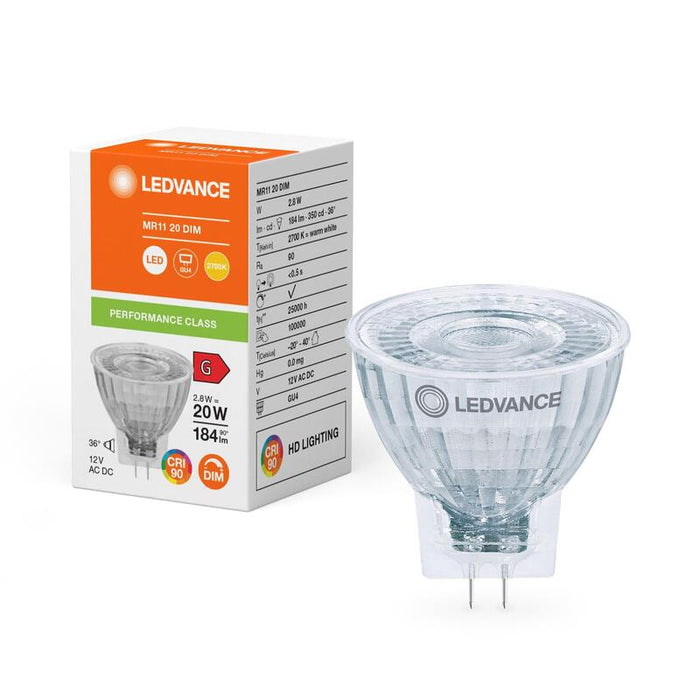Osram Mr112036 Dim 2.8w 927 Gu4 P Led Lámpara Reflectora 184 Lm 2700k Gu4 Dimm