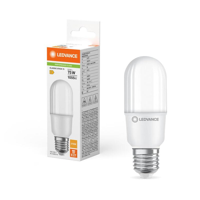 Osram Stick75 9w 827 Fr E27 P Led Lámpara Regla 1050 Lm 2700k E27