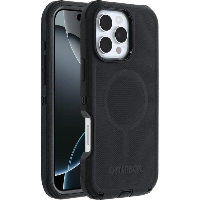 Otterbox Defender Series Carcasa Trasera Para Teléfono Móvil Compatibilidad Con Magsafe Silicona Negro Para Apple Iphone 16 Pro Max