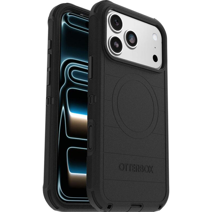 Otterbox Defender Series Pro Carcasa Trasera Para Teléfono Móvil Resistente Compatibilidad Con Magsafe Policarbonato Elastómero Termoplástico (Tpe) Silicona Espuma Viscoelástica Negro Para Apple Iphone 17 Pro Max