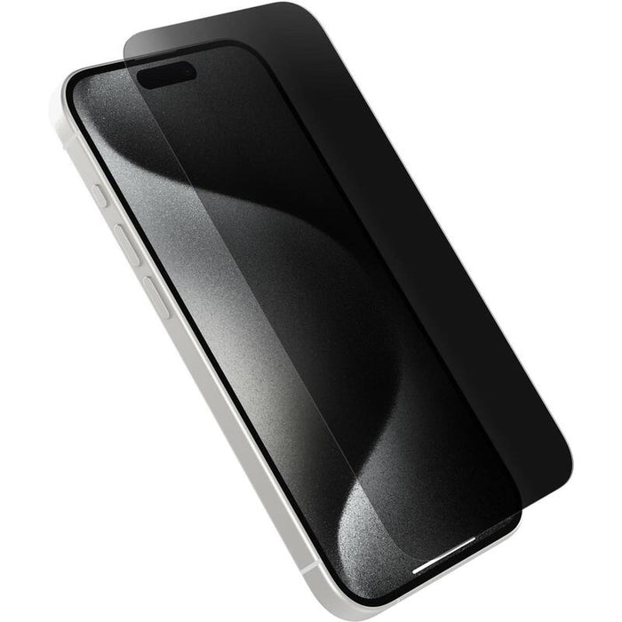 Otterbox Premium Pro Glass Antimicrobial Privacy Apple Iphone 15 Pro Clear Propack