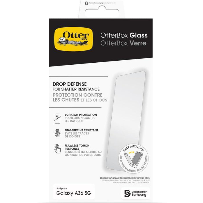 Otterbox Protector De Pantalla Para Teléfono Móvil 9h Cristal Transparente Para Samsung Galaxy A36 A56