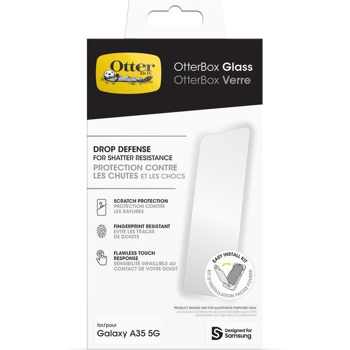 Otterbox Protector De Pantalla Para Teléfono Móvil Cristal Transparente Para Samsung Galaxy A35