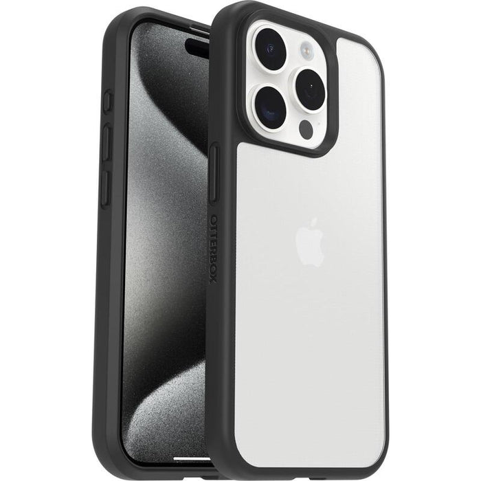 Otterbox React Apple Iphone 15 Pro Black Crystal Clear/Black Propack