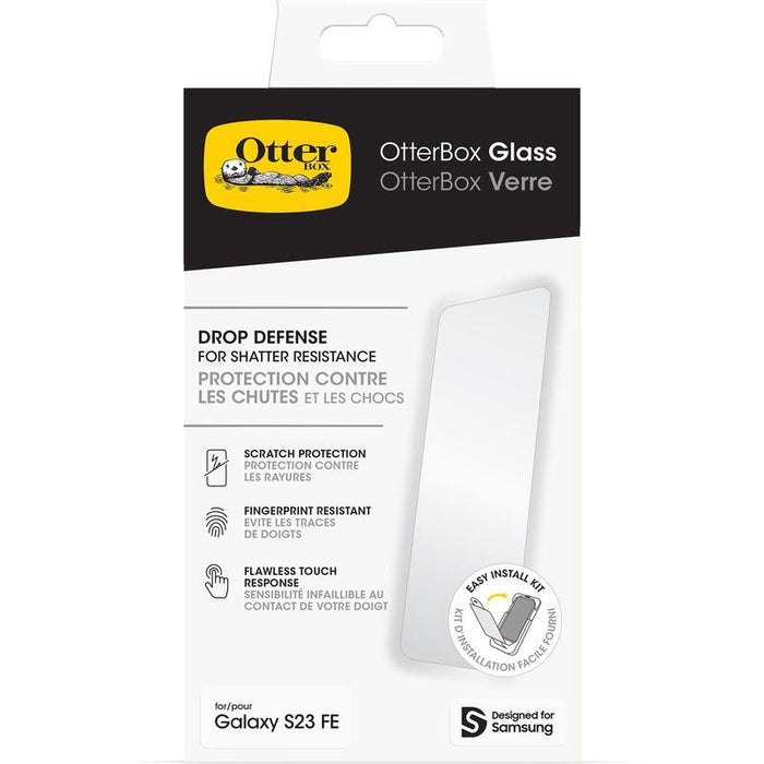 Otterbox - Screen Protector For Mobile Phone - Glass - Clear - For Samsung Galaxy S23 Fe