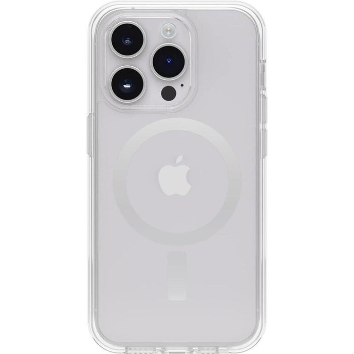 Otterbox Symmetry Series+ Carcasa Trasera Para Teléfono Móvil Con Magsafe Compatibilidad Con Magsafe Policarbonato Goma Sintética 50 % De Plástico Reciclado Transparente Diseño Estilizado Para Apple Iphone 14 Pro Max