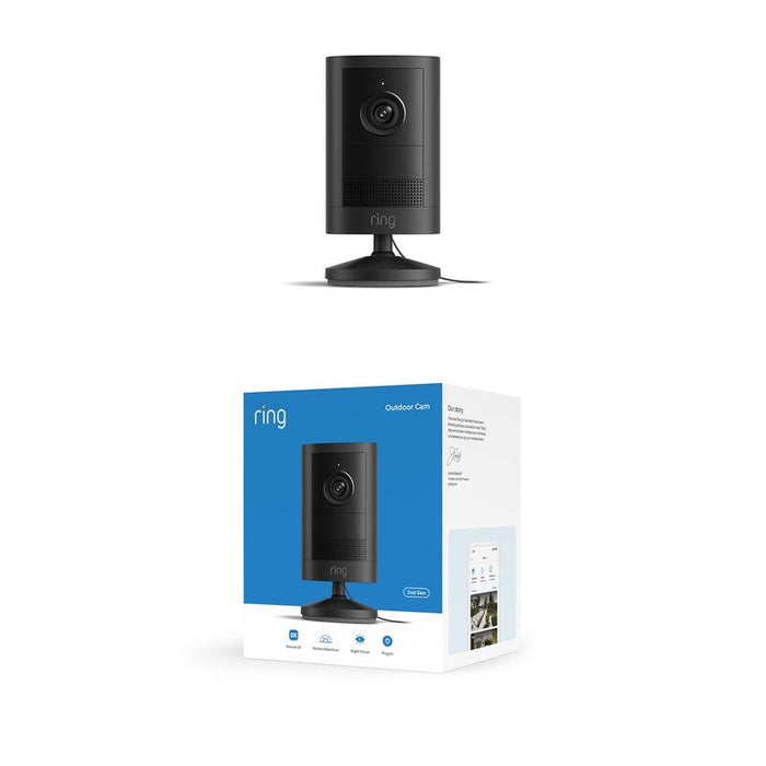 Outdoor Cam 2nd Gen Plug-In Black Eu