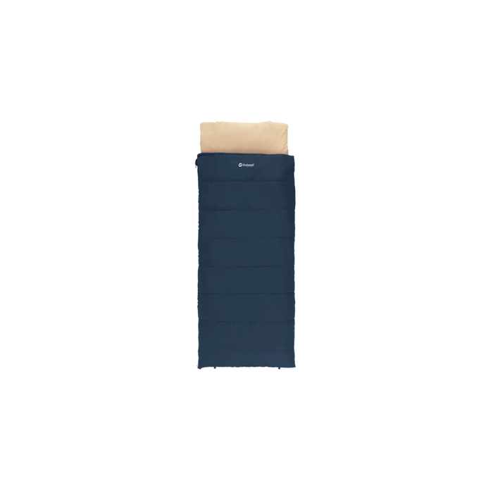 Outwell Contour Lux Sleeping Bag, Right Zipper, Deep Blue