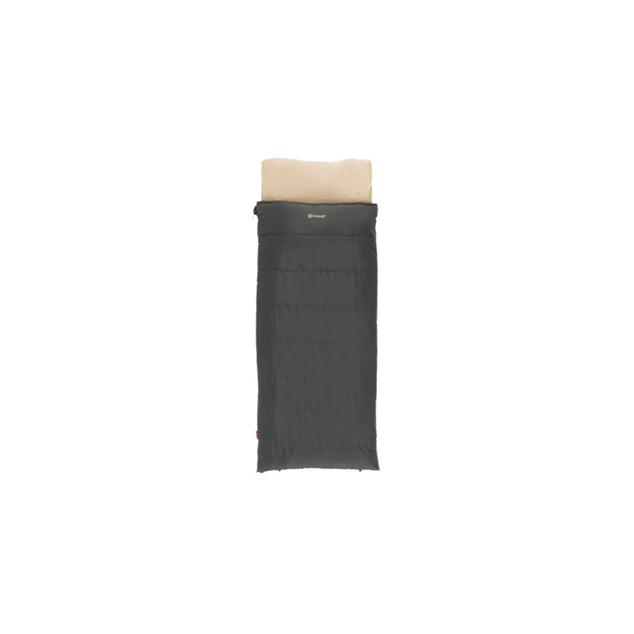 Outwell Contour Prime Sleeping Bag, Right Zipper, Dark Grey