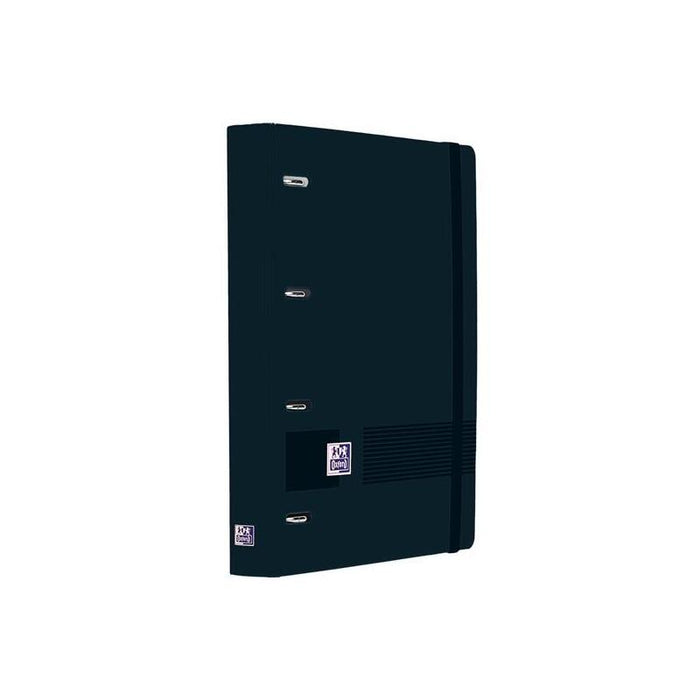 Oxford Europeanbinder Live&Go Carpeta Anillas 4x35 A4+ C/Recambio 1 Línea Write&Erase Polyfoam Negro