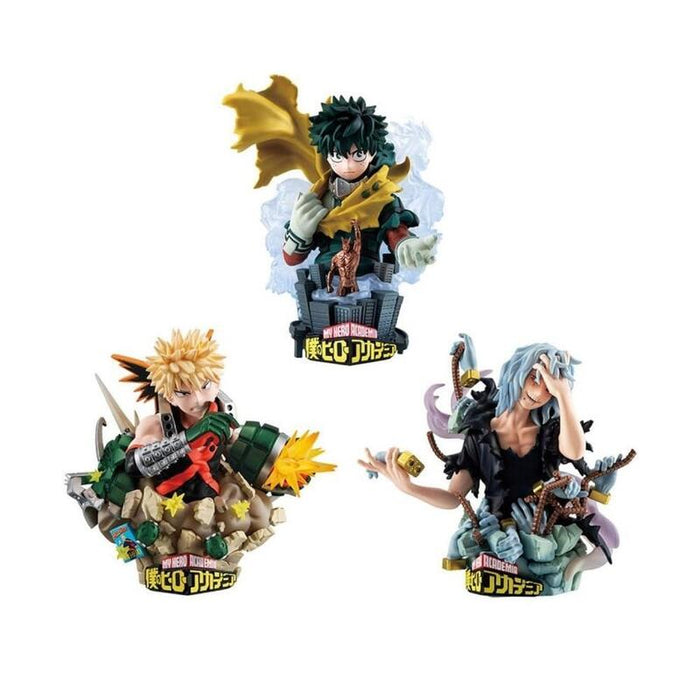 Pack 3 Figuras Megahouse Petitrama Ex Series 3 My Hero Academia Type Decision