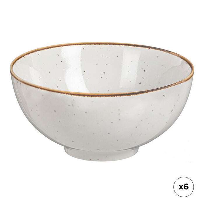 Pack 6 Uds Bol De Porcelana Akiko Ø15 Cm