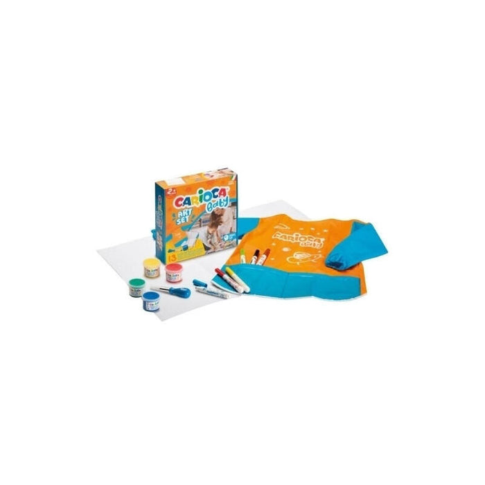 Pack Carioca Baby Creator Caja De Juegos Con 12 Productos Para Bebes - 1 Hoja De Papel - 1 Delantal Impermeable - 1