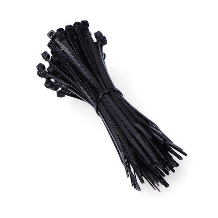 Pack De 10 Unidades - Bridas Negras 100x2,5mm (Bolsa 100 Unid.) Nylon Alta Calidad