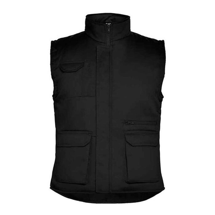 Pack De 10 Unidades - Chaleco Laboral Almanzor Negro T-Xl