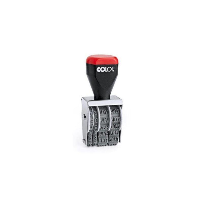 Pack De 10 Unidades Colop Sello 04000 Fechador Manual 4mm Español