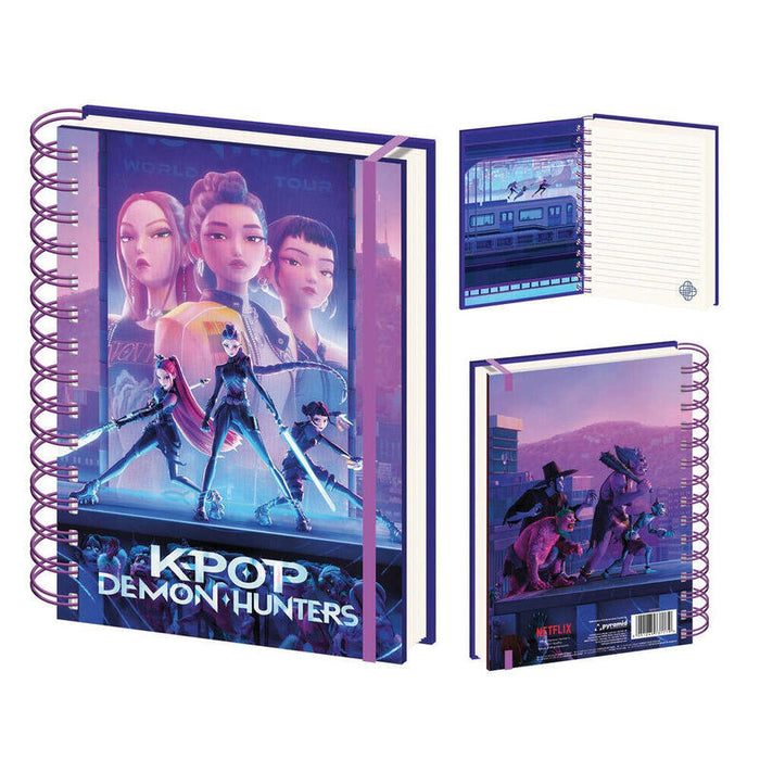 Pack De 10 Unidades - Cuaderno A5 Kpop Demon Hunters