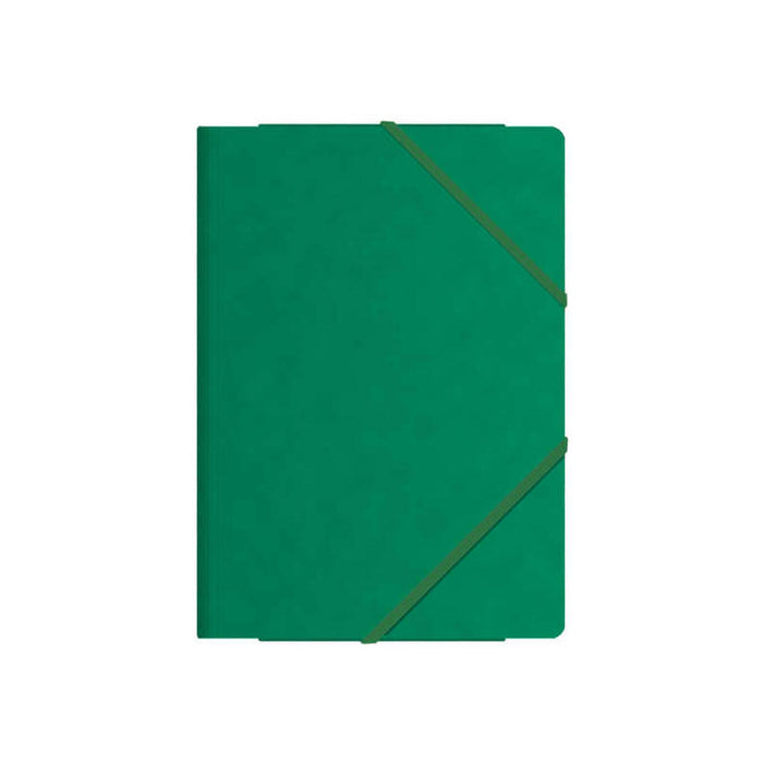 Pack De 10 Unidades Dohe Carpetas De Gomas Con Tres Solapas - Tamaño Folio - Cartulina De Primera Calidad -