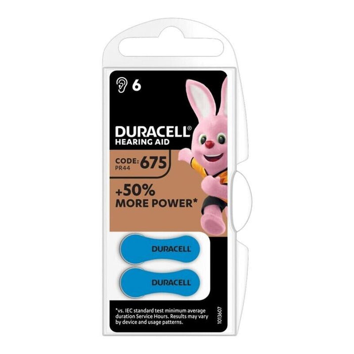 Pack De 10 Unidades Duracell Pila Audifono Da675 1,45v Easytab Blister*6