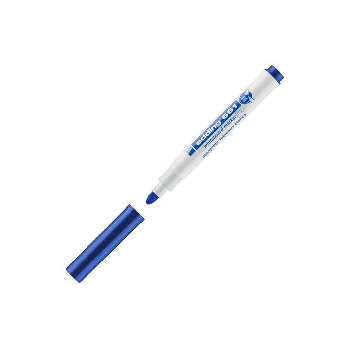 Pack De 10 Unidades Edding Marcador De Pizarra Blanca 661 Azul
