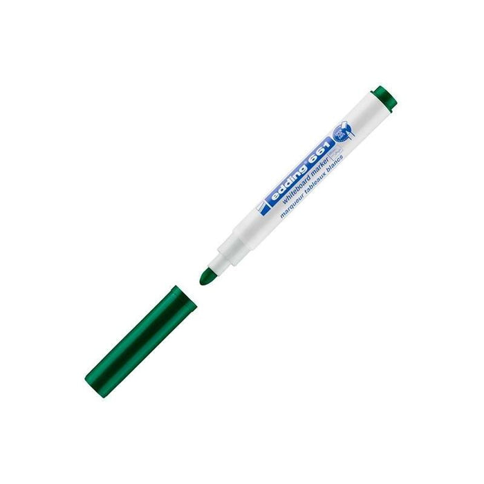 Pack De 10 Unidades Edding Marcador De Pizarra Blanca 661 Verde