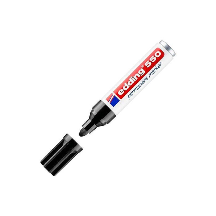 Pack De 10 Unidades Edding Marcador Permanente 550 Negro