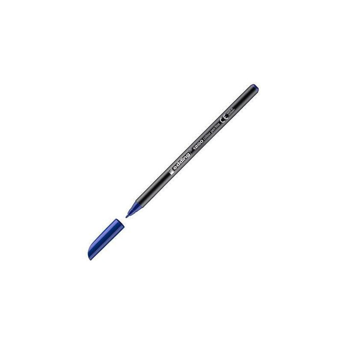 Pack De 10 Unidades Edding Rotulador 1200 Punta Fina Azul