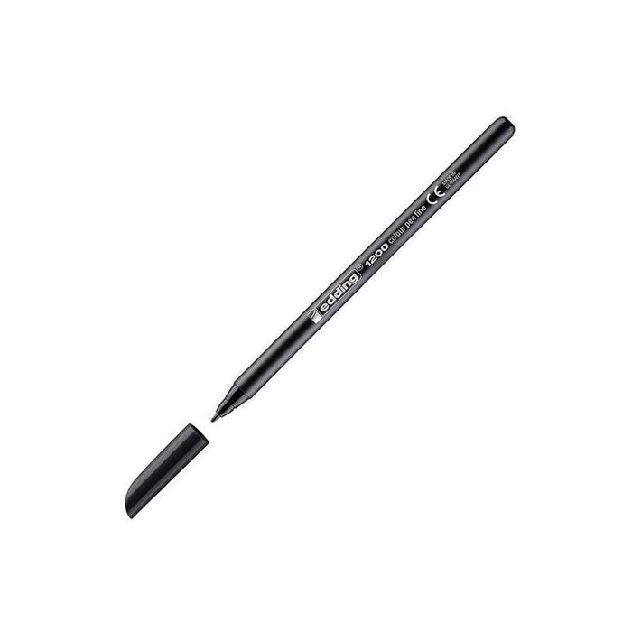 Pack De 10 Unidades Edding Rotulador 1200 Punta Fina Negro