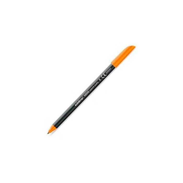 Pack De 10 Unidades Edding Rotulador Punta De Fibra 1200 Naranja