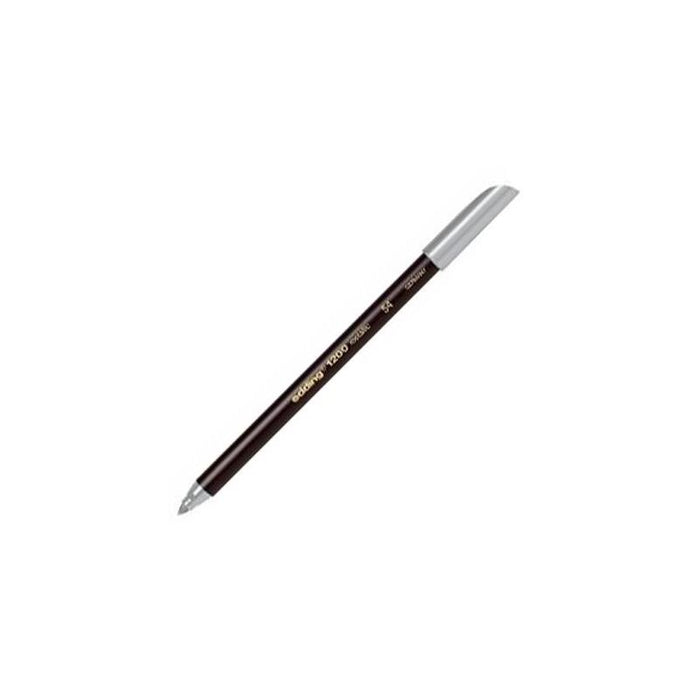 Pack De 10 Unidades Edding Rotulador Punta De Fibra 1200 Plata Metálico