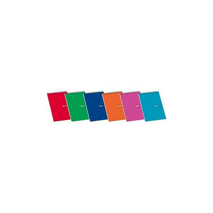 Pack De 10 Unidades Enri Bloc Espiral 80h 1/12 4x4mm Tapa Blanda C/Surtidos