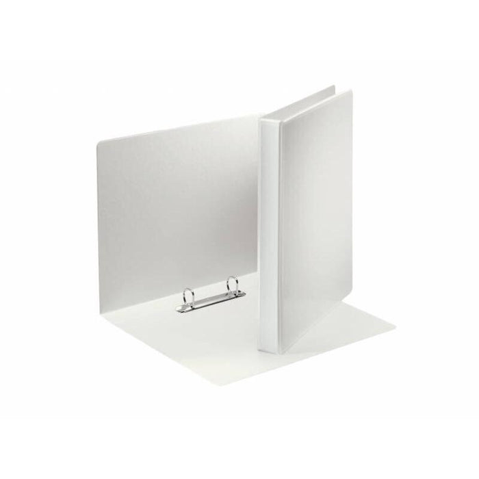 Pack De 10 Unidades Esselte Carpeta Canguro Gama Basica 40mm - Mecanismo 2 Anillas Mixtas - Capacidad 380 Hojas A4 - Certificado Fsc - Color Blanco