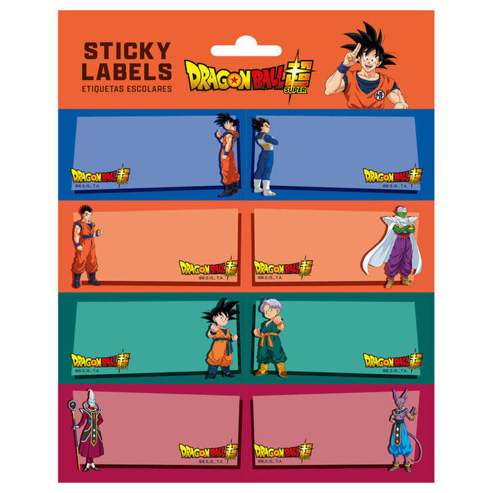 Pack De 10 Unidades - Etiquetas Adhesivas Dragon Ball
