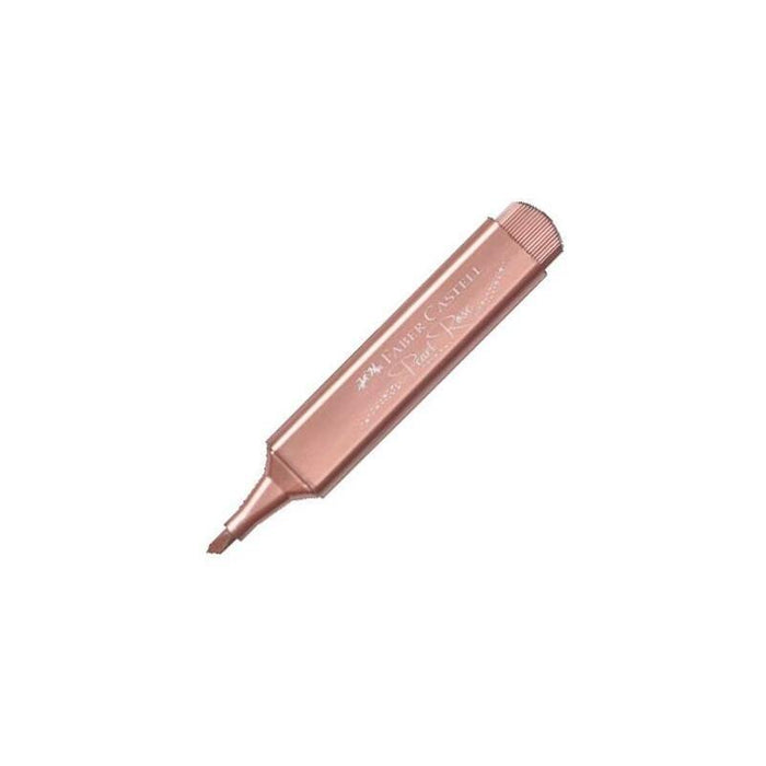 Pack De 10 Unidades Faber - Castell Marcador Textliner 46 Metálico Oro Rosa