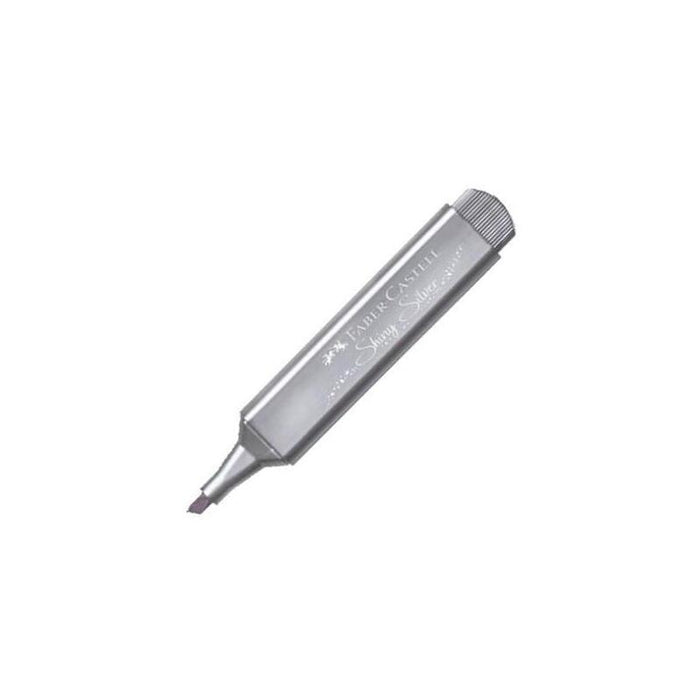 Pack De 10 Unidades Faber - Castell Marcador Textliner 46 Metálico Plata