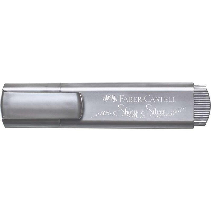 Pack De 10 Unidades Faber-Castell Textliner 46 Metallic Marcador Fluorescente - Punta Biselada - Trazo Entre 1mm Y 5mm