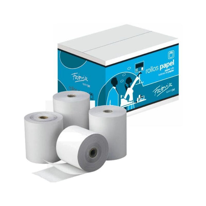 Pack De 10 Unidades Fabrisa Rollo De Papel Autocopiativo - Medidas 57x65x12mm