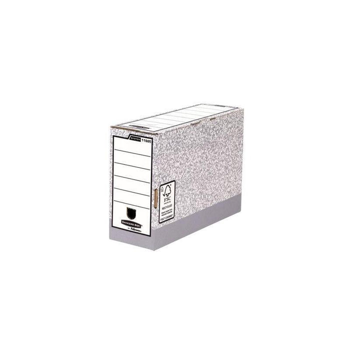 Pack De 10 Unidades Fellowes Caja De Archivo Definitivo 100mm A4 Gris