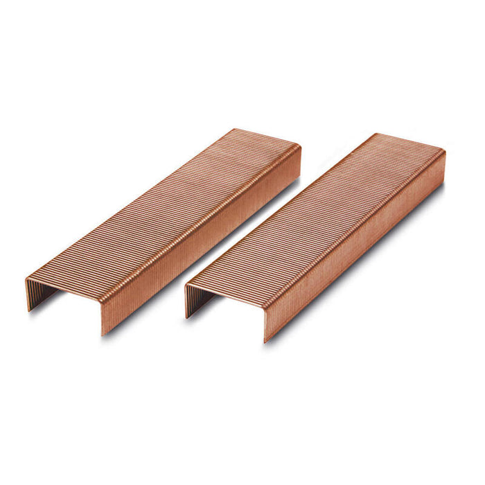 Pack De 10 Unidades - Grapas Cobreadas 22/6 26/6 Para Grapadora De Sobremesa