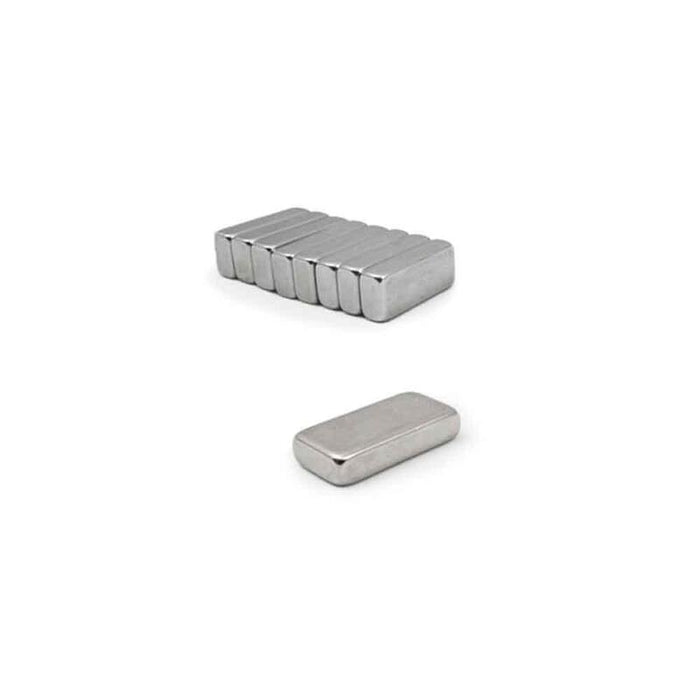 Pack De 10 Unidades - Imán De Neodimio 13 X 7 X 2 Mm