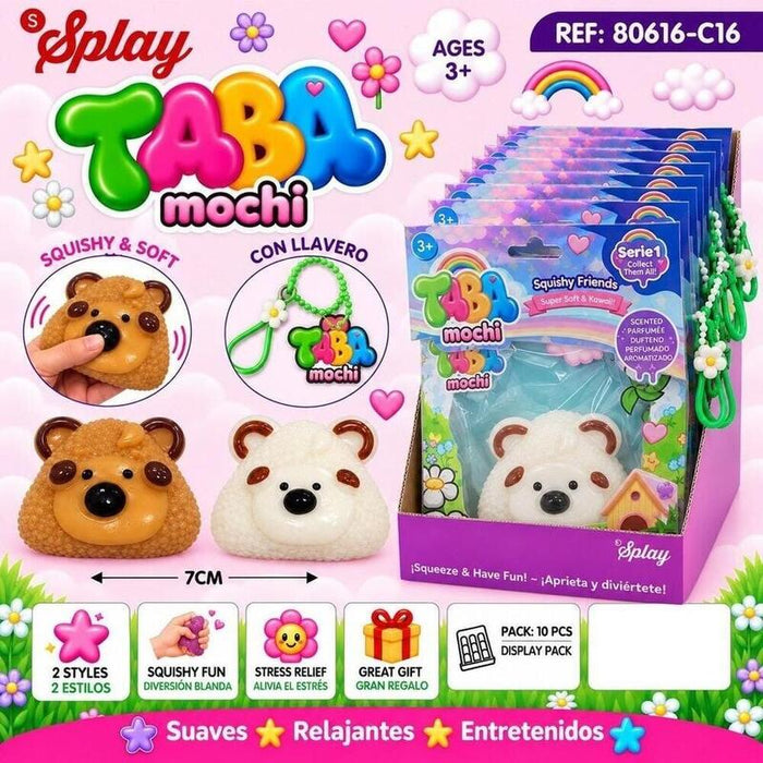 Pack De 10 Unidades - Juguete Antiestres Squishy Osito 7cm Surtido