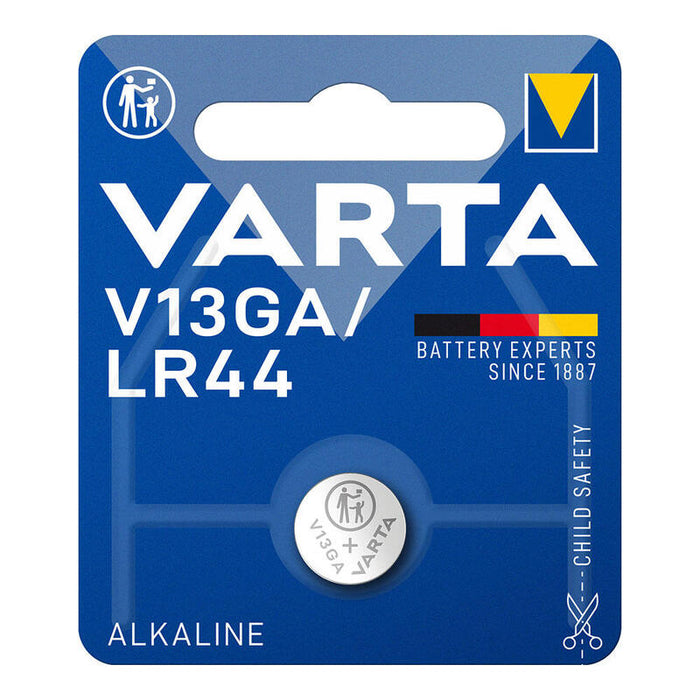 Pack De 10 Unidades - Micro Pila De Botón Alcalina Lr44 - V13ga 1,5 V Ø11,6 X 5,4 Mm Blister
