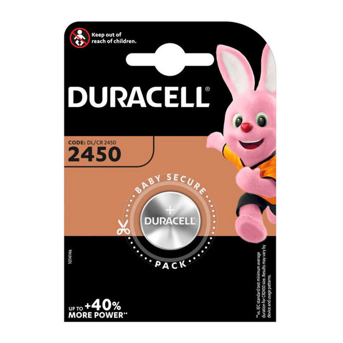 Pack De 10 Unidades - Micro Pila De Botón Litio Cr2450 3 V Ø24,5 X 5,0 Mm Blister