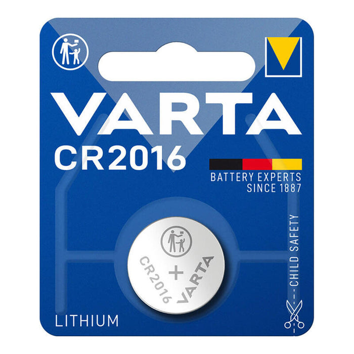Pack De 10 Unidades - Micropila Litio Varta Cr2016 3v (Blister 1 Unid.) Ø20,0x1,6mm