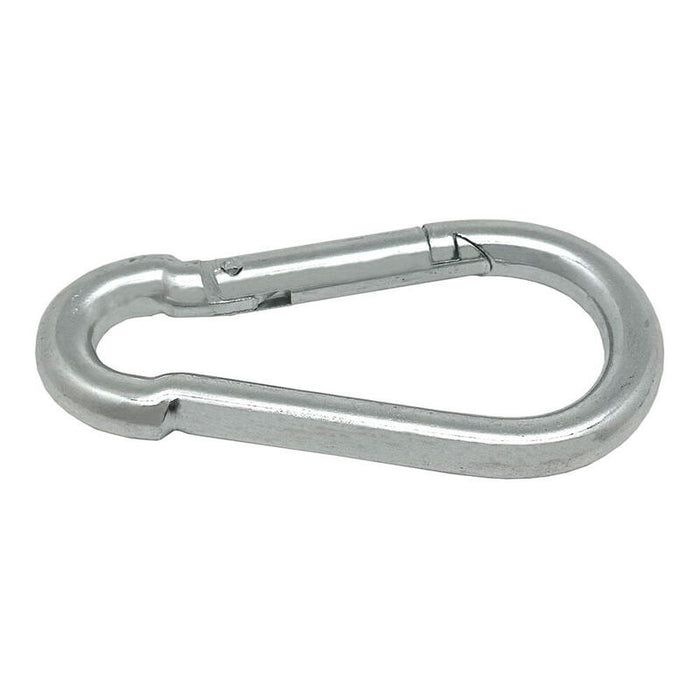 Pack De 10 Unidades - Mosquetón Bombero Sin Seguro, Msq01, Acero Galvanizado, 6 X 60 Mm. 2 Unidades