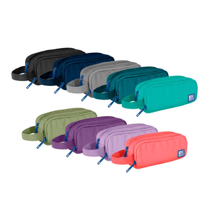 Pack De 10 Unidades Oxford B-Smart Estuche De Lapices - Fabricado Con Poliester Reciclado Rpet - Resistente Y Ecologico