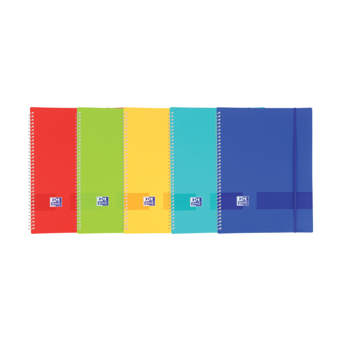 Pack De 10 Unidades Oxford Live & Go A4 Carpeta De Fundas Espiral - Tapa De Plastico Opaco - 20 Fundas