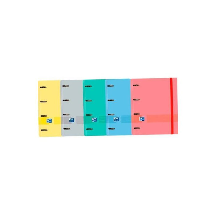 Pack De 10 Unidades Oxford & You Te Carpeta Anillas Europeanbinder  4 X 35mm C/ Recambio 100h 5x5 A4+ Surtidos